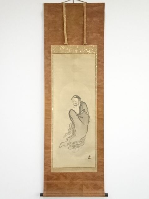 JAPANESE HANGING SCROLL / HAND PAINTED / BUDDHA